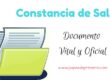 Constancia de Salud
