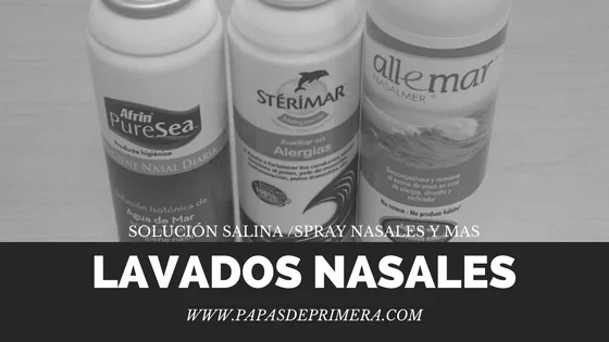 Lavados nasales e irrigaciones en niños